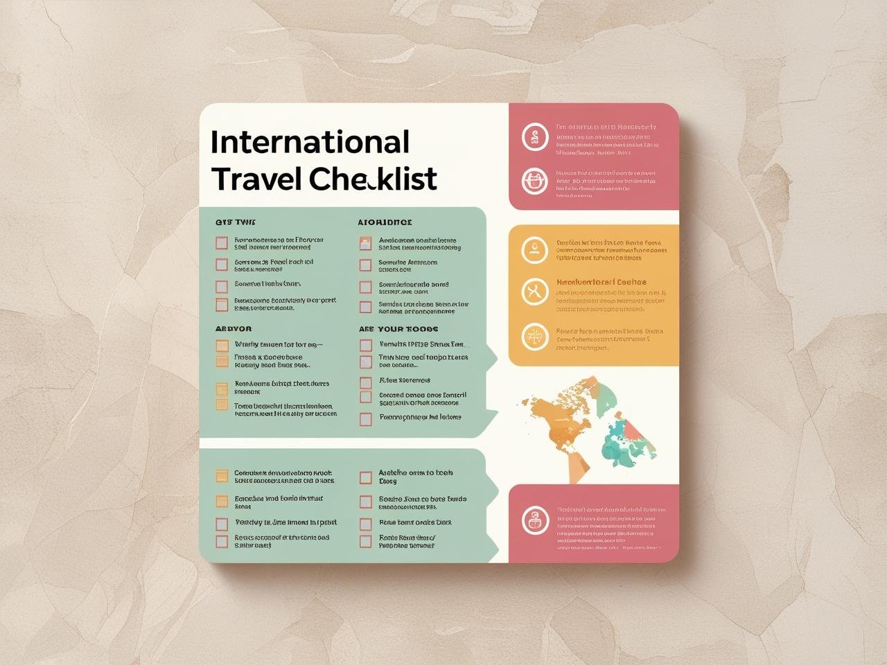 Checklist de Viagem Internacional: o que não pode faltar na sua mala.